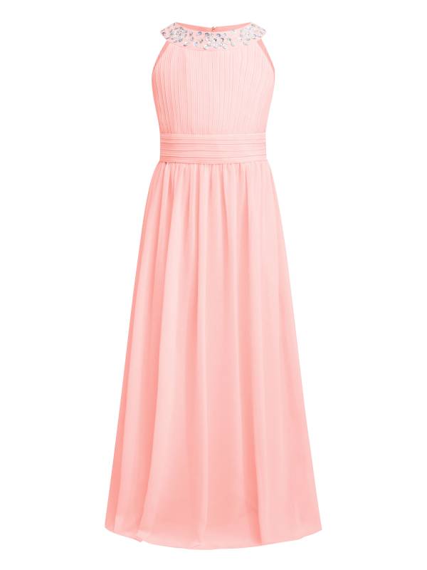 Toddler/Kids Girls Sequin Chiffon Maxi Party Dress thumb