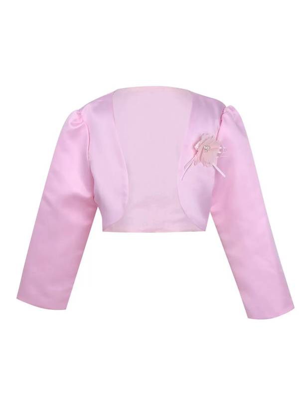 Toddler/Kids Girls Flower Long-sleeve Jacket Bolero thumb