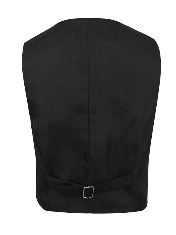 Kids Boys Sleeveless Glossy Gentleman Formal Vest thumb