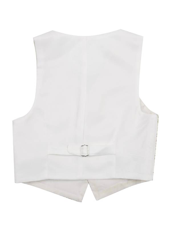 Kids Boys Sleeveless Glossy Gentleman Formal Vest thumb
