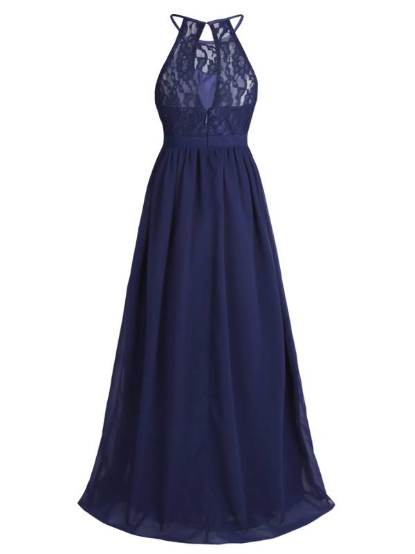 Toddler/Kids Girls Lace Chiffon Junior Bridesmaid Dress thumb