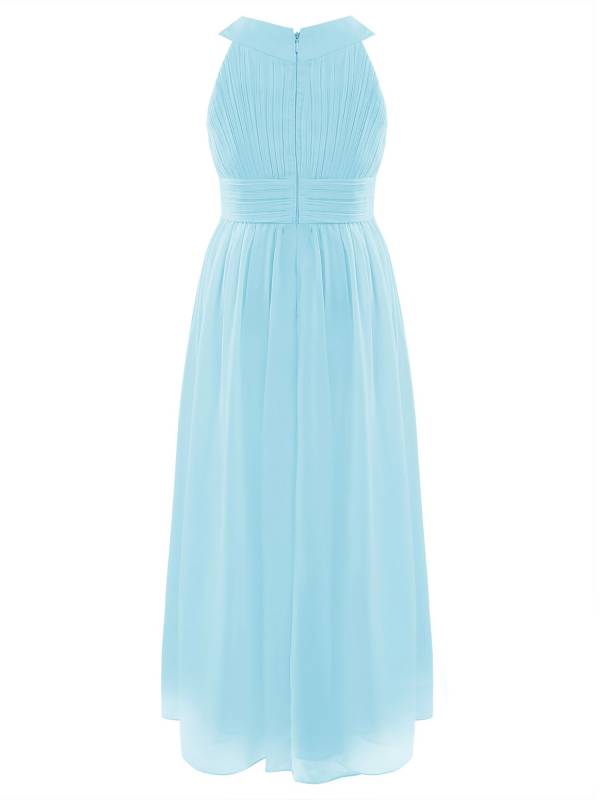 Toddler/Kids Girls Sequin Chiffon Maxi Party Dress thumb