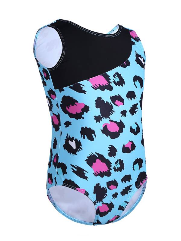 Kids Girls Sleeveless One-piece Ballet Gymnastics Leotard thumb