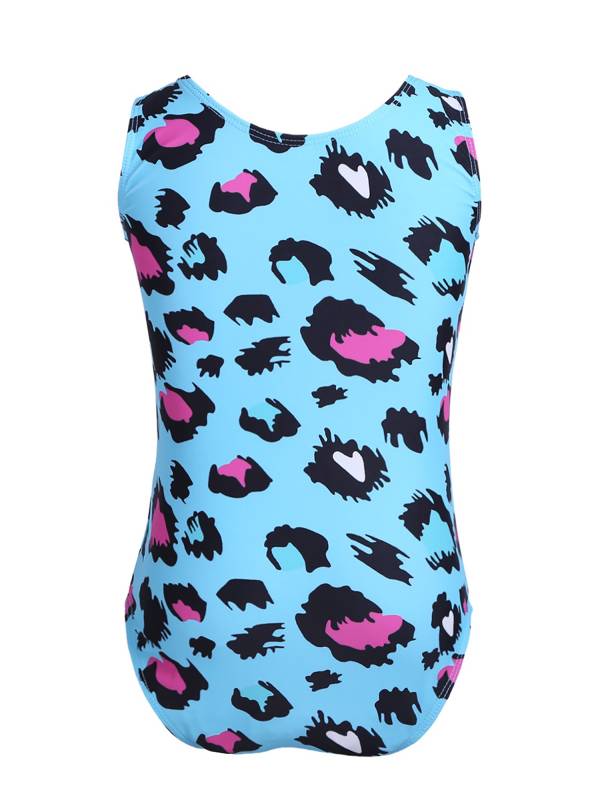 Kids Girls Sleeveless One-piece Ballet Gymnastics Leotard thumb