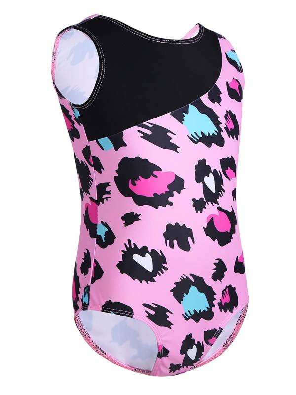 Kids Girls Sleeveless One-piece Ballet Gymnastics Leotard thumb