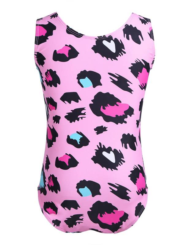 Kids Girls Sleeveless One-piece Ballet Gymnastics Leotard thumb