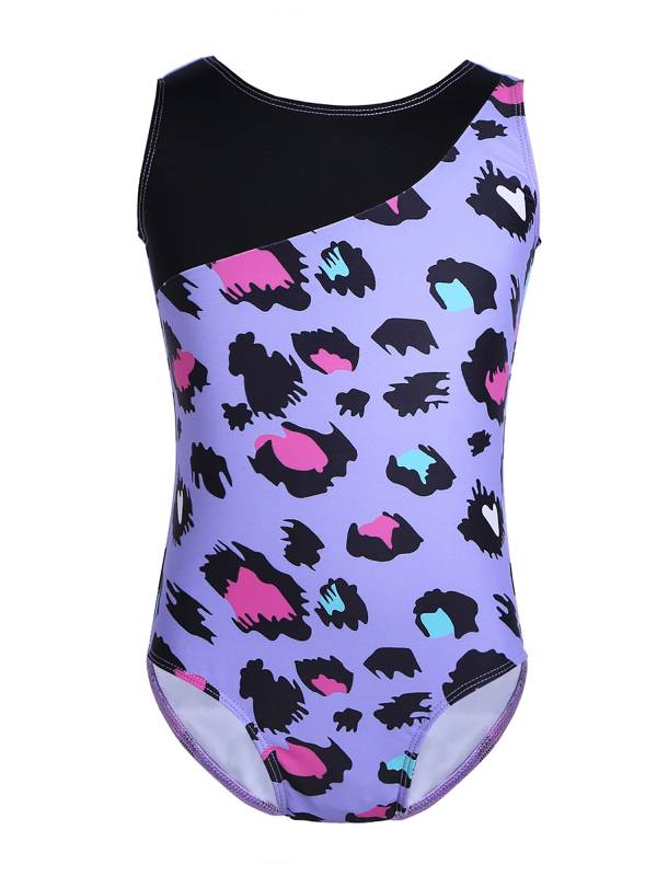 Kids Girls Sleeveless One-piece Ballet Gymnastics Leotard thumb