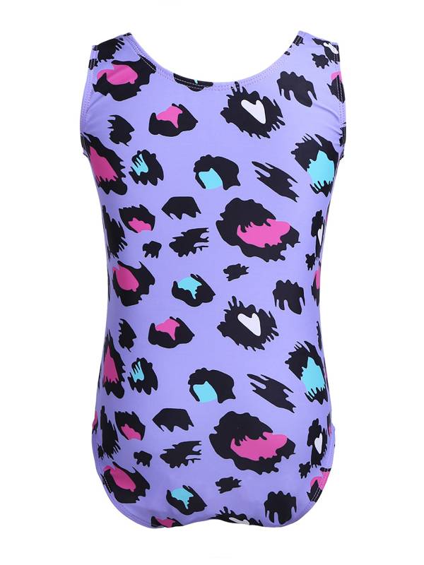 Kids Girls Sleeveless One-piece Ballet Gymnastics Leotard thumb