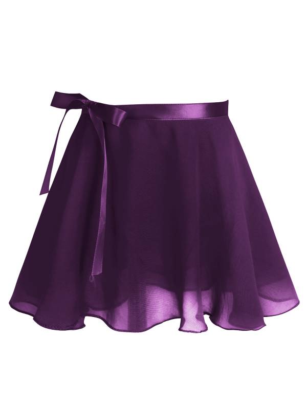 Kids Girls 2pcs Cotton Ballet Dance Leotard and Chiffon Skirt Set thumb