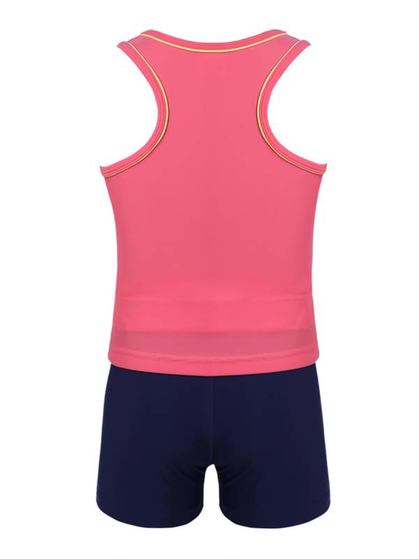 Girls Two Pieces Swim Tanks and Shorts Beachwear Set thumb