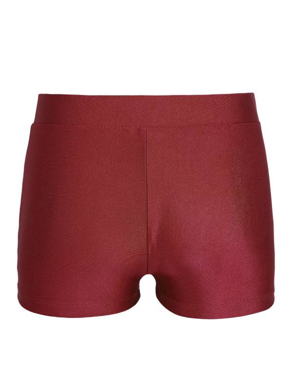 Kids Girls V-front Waistband Slim Fit Sports Shorts thumb