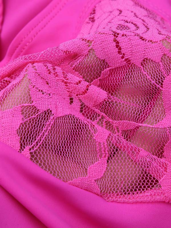 Kids Girls Sleeveless Lace Ballet Dance Leotard thumb