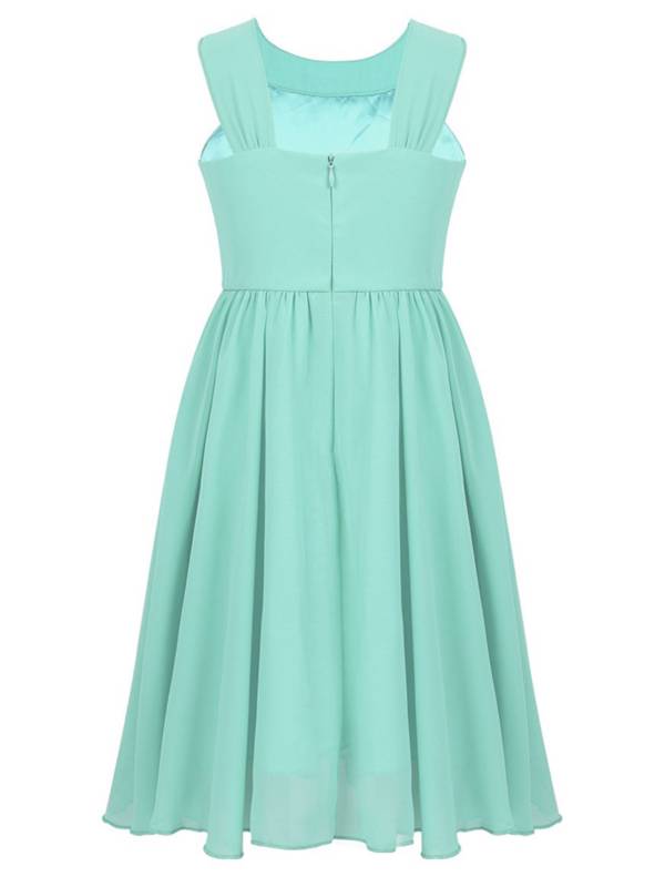 Toddler/Kids Girls Halter Neck Chiffon Dress thumb