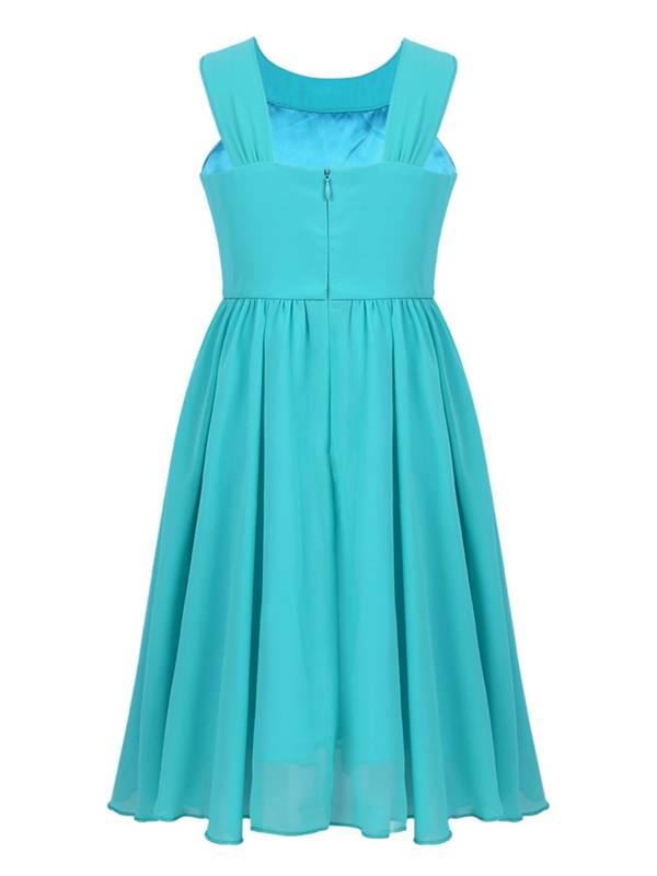 Toddler/Kids Girls Halter Neck Chiffon Dress thumb
