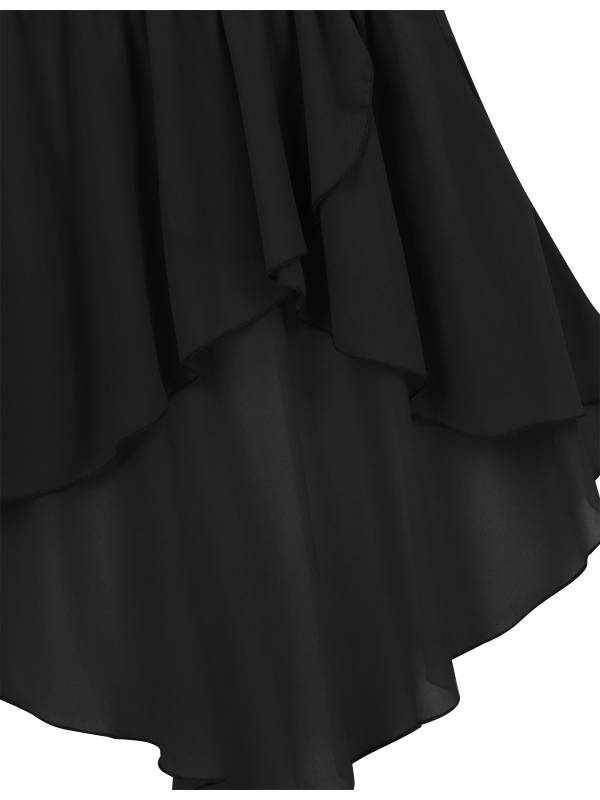 Kids Girls High-Low Chiffon Jazz Dance Studio Practice Skirt thumb