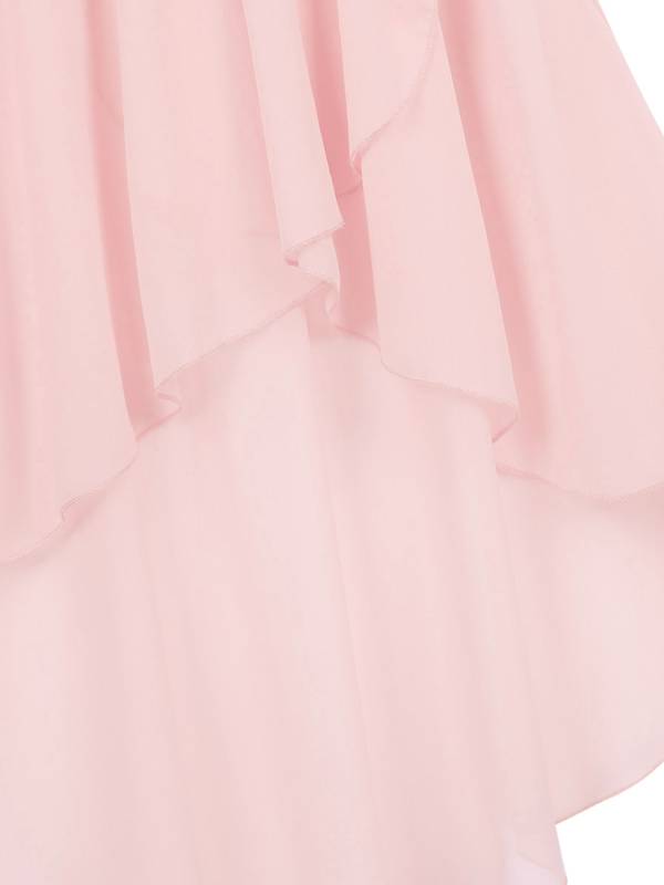 Kids Girls High-Low Chiffon Jazz Dance Studio Practice Skirt thumb