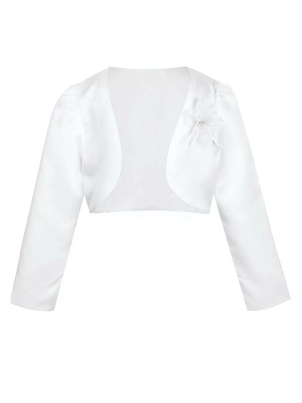 Toddler/Kids Girls Flower Long-sleeve Jacket Bolero thumb