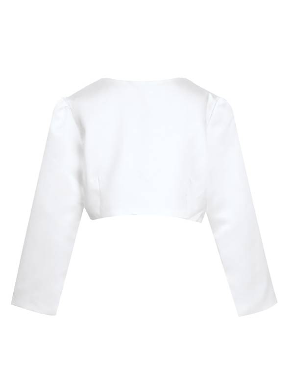 Toddler/Kids Girls Flower Long-sleeve Jacket Bolero thumb