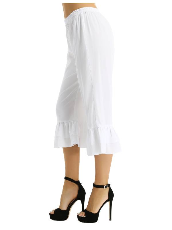 Women Retro Vintage Ruffles Pantaloons Bloomers thumb