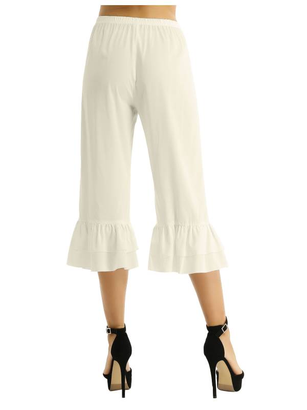 Women Retro Vintage Ruffles Pantaloons Bloomers thumb