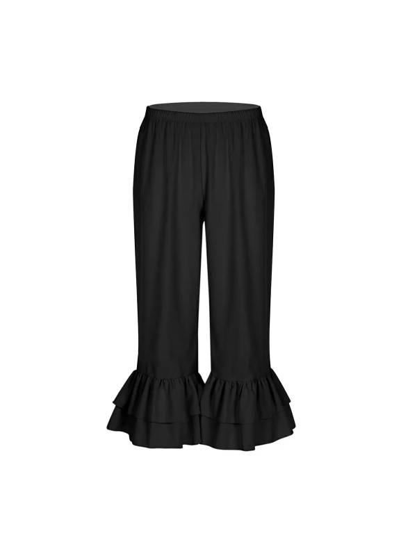 Women Retro Vintage Ruffles Pantaloons Bloomers thumb