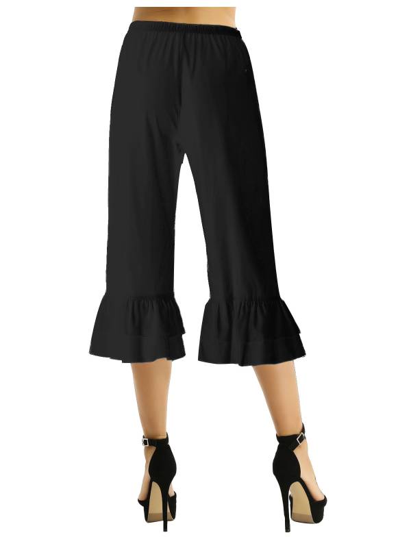 Women Retro Vintage Ruffles Pantaloons Bloomers thumb