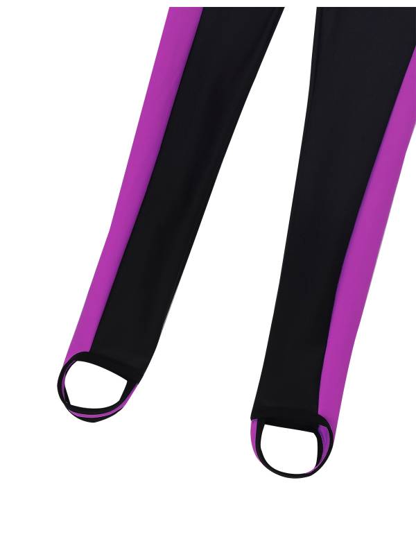 Kids Girls Long Sleeves Zipper Rash Guard One Piece Swimsuit thumb