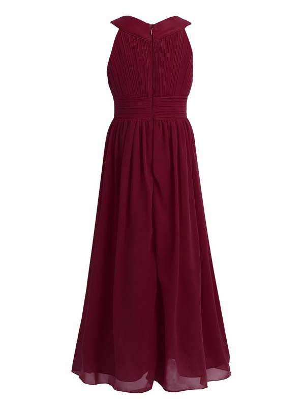 Toddler/Kids Girls Sequin Chiffon Maxi Party Dress thumb