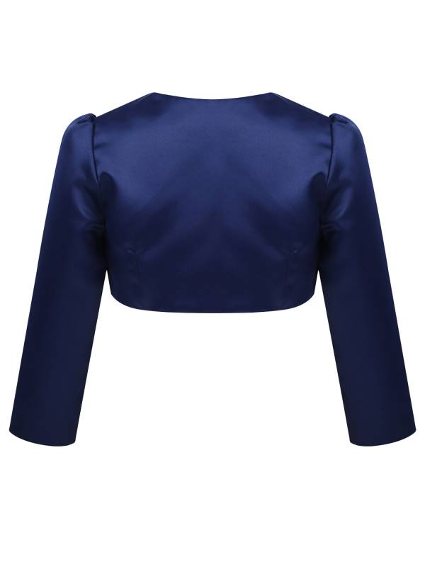 Toddler/Kids Girls Flower Long-sleeve Jacket Bolero thumb