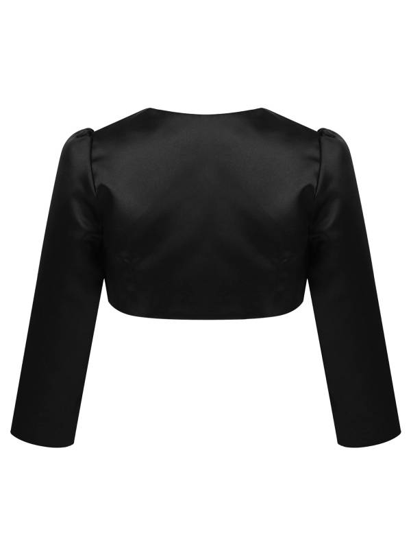 Toddler/Kids Girls Flower Long-sleeve Jacket Bolero thumb
