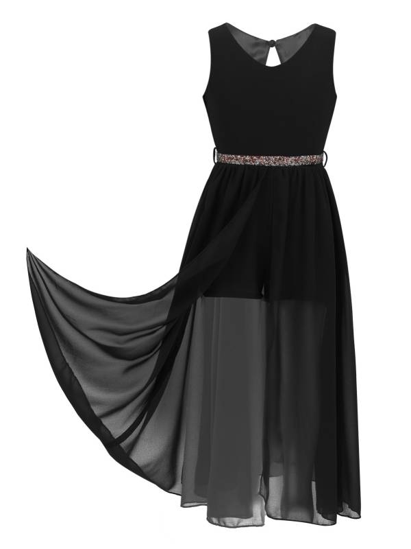 Black maxi romper dress 2025