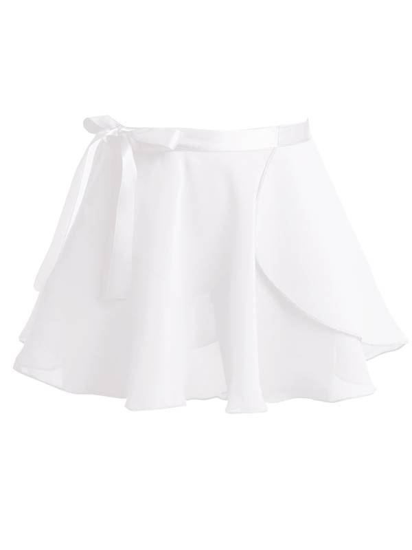 Girls 2pcs Cotton Long Sleeves Leotard with Chiffon Skirt Ballet Dance Set thumb