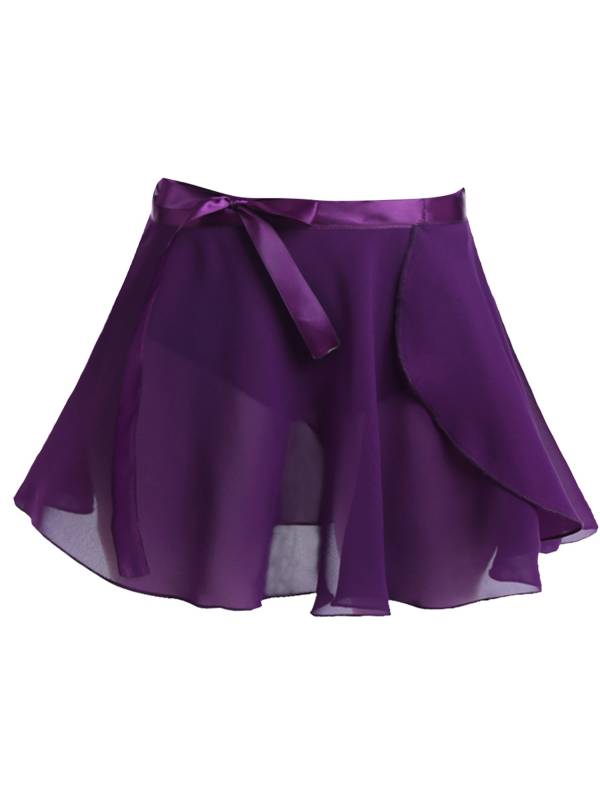 Girls 2pcs Cotton Long Sleeves Leotard with Chiffon Skirt Ballet Dance Set thumb