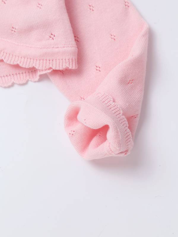 Toddler/Kids Girls Christmas Solid Long-sleeve Cotton Cardigan Bolero thumb