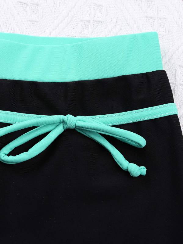 Girls Two Pieces Swim Tanks and Shorts Beachwear Set thumb