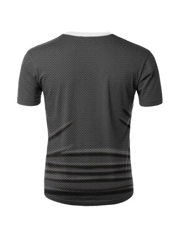 Men 2-in-1 Tuxedo Tie Print Short-sleeve T-Shirt thumb