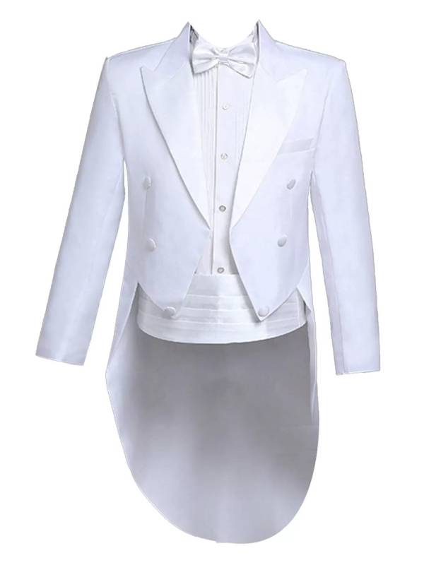 Men 4Pcs Gentlemen Formal Tuxedo Blazer and Shirt thumb