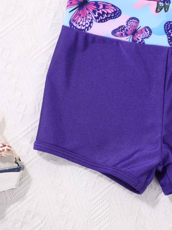 Kids Girls 2pcs Sequins Mermaid Scales Tank Top with Bottoms Set thumb