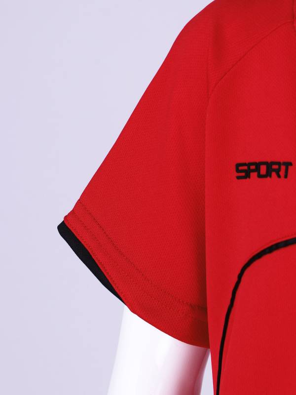 Kids Boys 2pcs Short Sleeve Net Sport Print Top and Shorts Set thumb