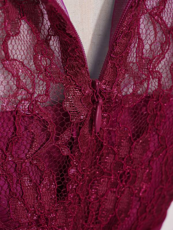 Toddler/Kids Girls Chiffon Lace High-Waist Dress thumb