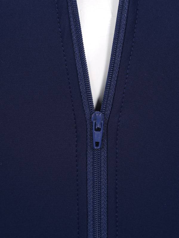 Men One-piece Swimwear Sleeveless Front Zipper Jumpsuits thumb