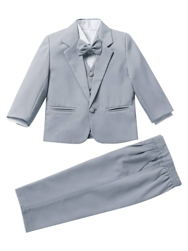 Toddler/Kids Boys 5-piece Blazer Formal Suit Sets thumb