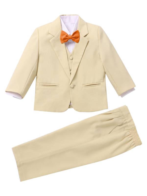 Toddler/Kids Boys 5-piece Blazer Formal Suit Sets thumb