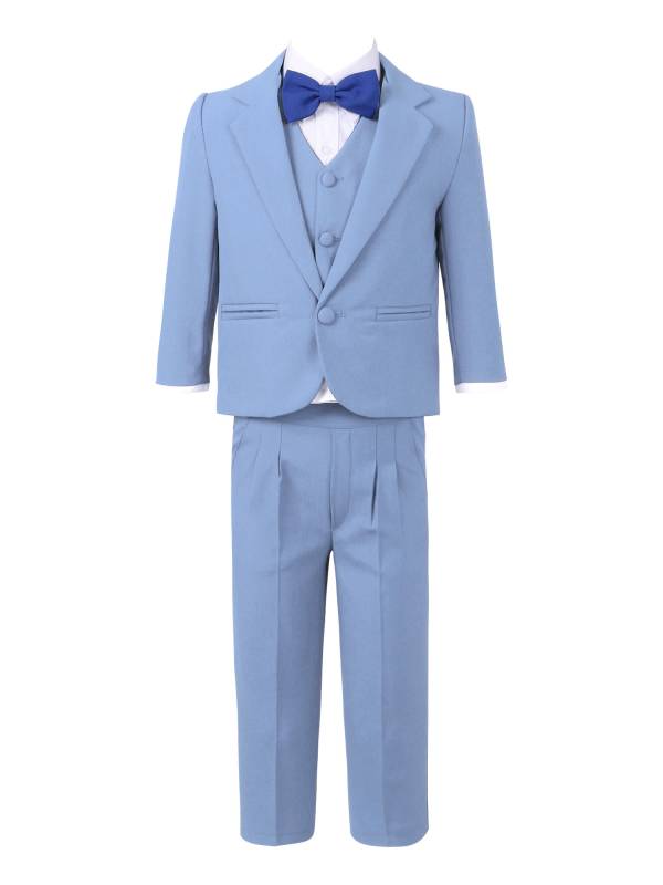 Toddler/Kids Boys 5-piece Blazer Formal Suit Sets thumb