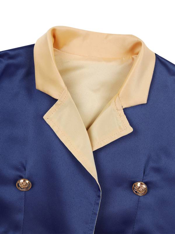 Toddler/Kids Boys Long Sleeves Lapel Collar Tuxedo Circus Costume thumb