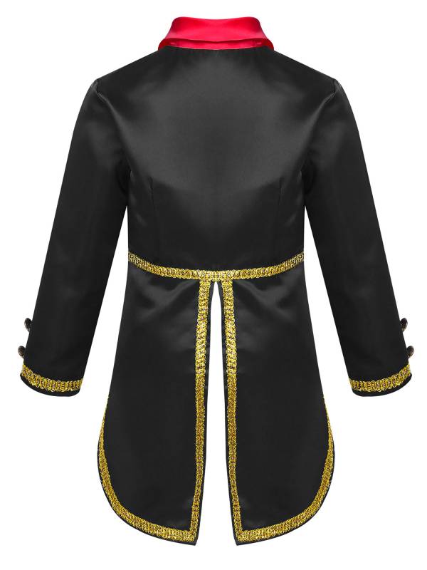 Toddler/Kids Boys Long Sleeves Lapel Collar Tuxedo Circus Costume thumb