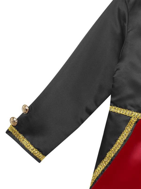 Toddler/Kids Boys Long Sleeves Lapel Collar Tuxedo Circus Costume thumb