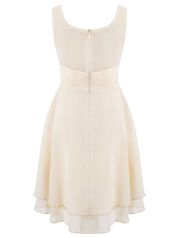 Toddler/Kids Girls Chiffon Knotted Waist Party Dress thumb