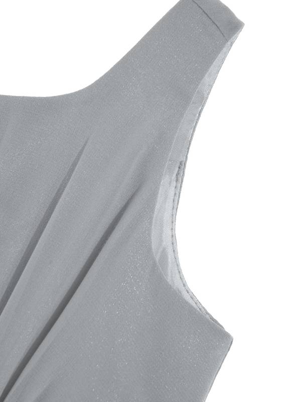 Toddler/Kids Girls Chiffon Knotted Waist Party Dress thumb