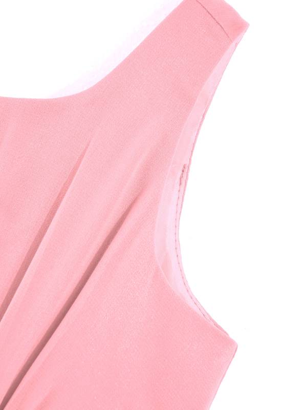Toddler/Kids Girls Chiffon Knotted Waist Party Dress thumb